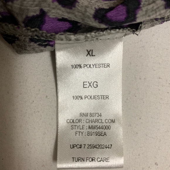 Animal print blouse by Miley Cyrus - Picture 5 of 5